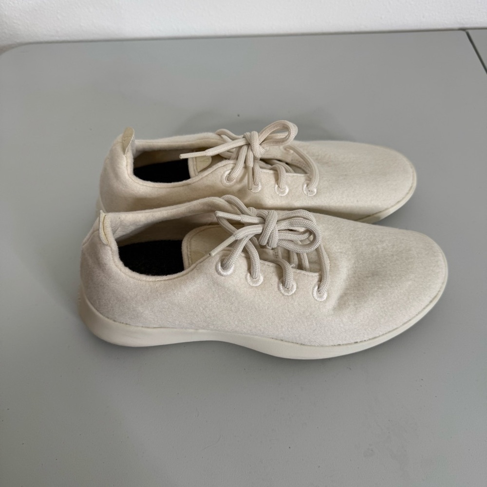 Allbirds Women’s Wool Runners in Cream Size 10